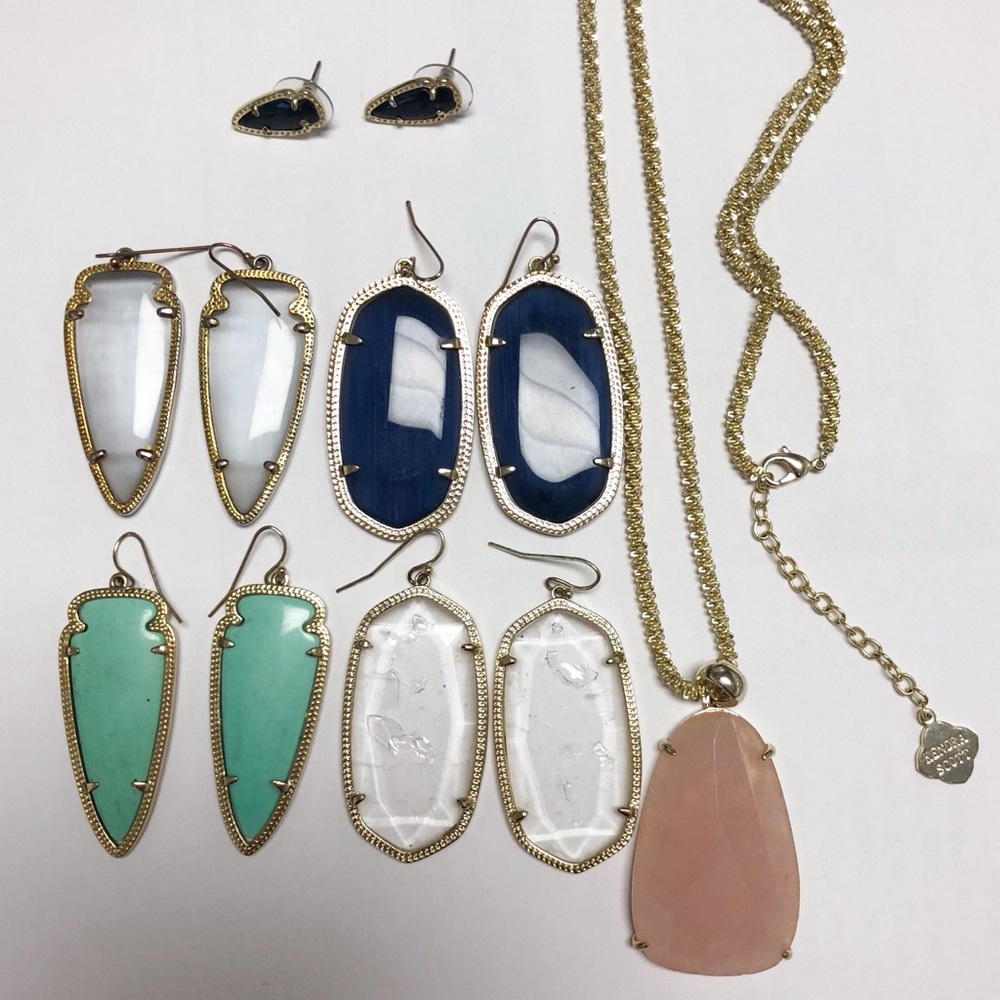 Kendra Scott Earrings and Necklace